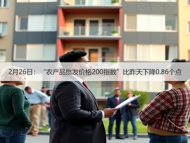 2月26日:“农产品批发价格200指数”比昨天下降0.86个点(图1) 2月26日:“农产品批发价格200指数”比昨天下降0.86个点(图1)