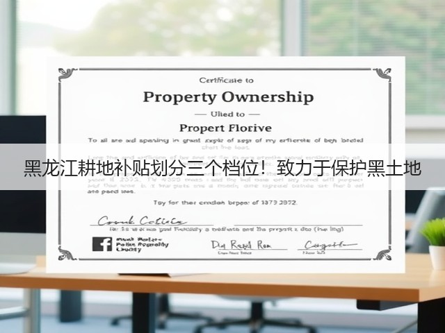 黑龙江耕地补贴划分三个档位!致力于保护黑土地(图3) 黑龙江耕地补贴划分三个档位!致力于保护黑土地(图3)