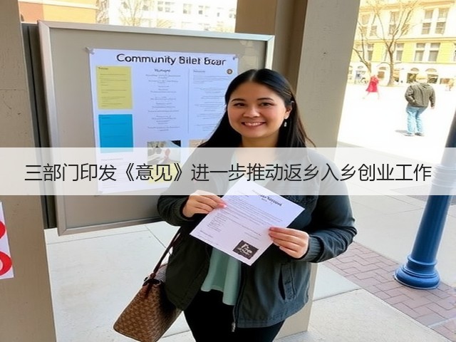 三部门印发《意见》进一步推动返乡入乡创业工作(图3) 三部门印发《意见》进一步推动返乡入乡创业工作(图3)