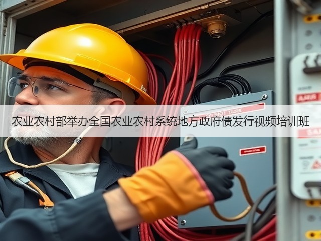 农业农村部举办全国农业农村系统地方政府债发行视频培训班(图3) 农业农村部举办全国农业农村系统地方政府债发行视频培训班(图3)