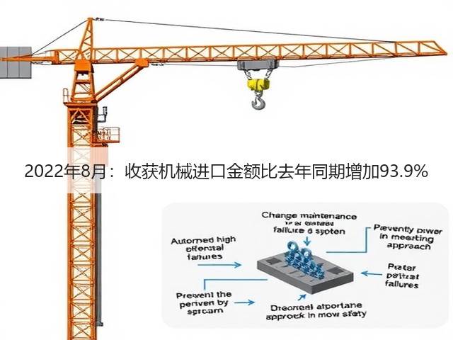2022年8月:收获机械进口金额比去年同期增加93.9%(图1) 2022年8月:收获机械进口金额比去年同期增加93.9%(图1)