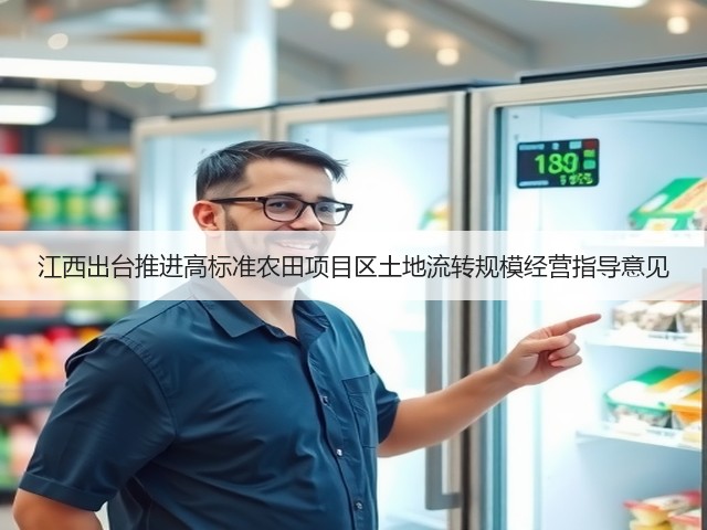 江西出台推进高标准农田项目区土地流转规模经营指导意见(图1) 江西出台推进高标准农田项目区土地流转规模经营指导意见(图1)