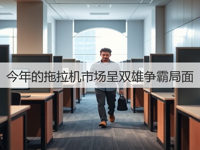 今年的拖拉机市场呈双雄争霸局面(图2)