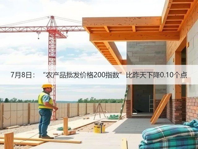 7月8日:“农产品批发价格200指数”比昨天下降0.10个点(图1) 7月8日:“农产品批发价格200指数”比昨天下降0.10个点(图1)