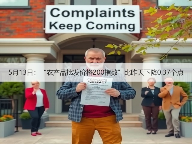 5月13日:“农产品批发价格200指数”比昨天下降0.37个点(图1) 5月13日:“农产品批发价格200指数”比昨天下降0.37个点(图1)