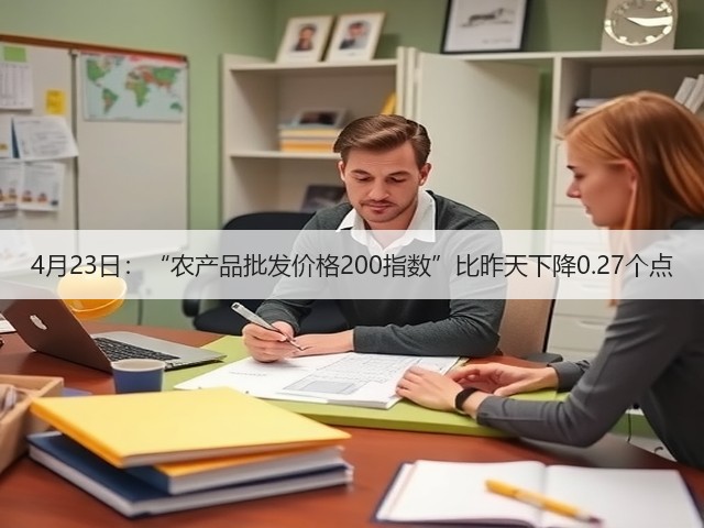 4月23日:“农产品批发价格200指数”比昨天下降0.27个点(图3) 4月23日:“农产品批发价格200指数”比昨天下降0.27个点(图3)