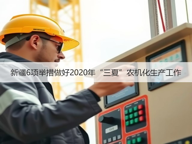 新疆6项举措做好2020年“三夏”农机化生产工作(图2) 新疆6项举措做好2020年“三夏”农机化生产工作(图2)