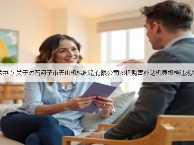 河南省农业机械技术中心 关于对石河子市天山机械制造有限公司农机购置补贴机具投档违规行为处理情况的通报(图1)