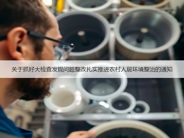 关于抓好大检查发现问题整改扎实推进农村人居环境整治的通知(图1) 关于抓好大检查发现问题整改扎实推进农村人居环境整治的通知(图1)