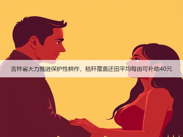吉林省大力推进保护性耕作，秸秆覆盖还田平均每亩可补助40元(图3)
