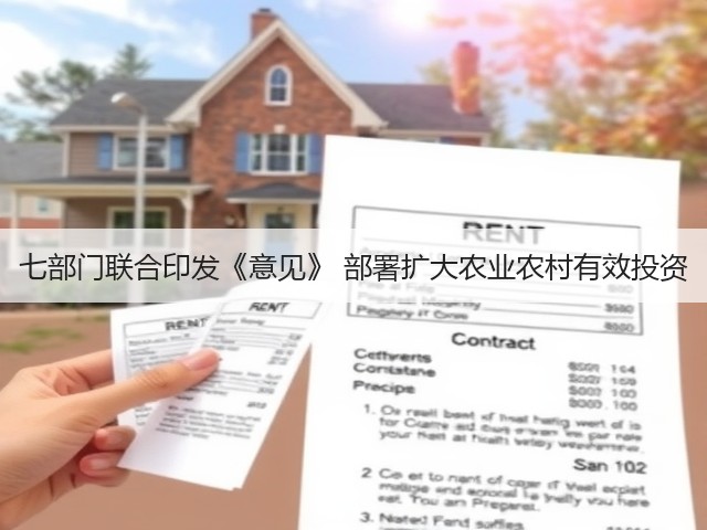 七部门联合印发《意见》 部署扩大农业农村有效投资(图2)