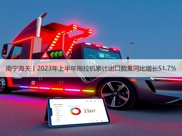 南宁海关丨2023年上半年拖拉机累计出口数量同比增长51.7%(图3)