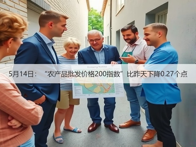 5月14日:“农产品批发价格200指数”比昨天下降0.27个点(图3) 5月14日:“农产品批发价格200指数”比昨天下降0.27个点(图3)
