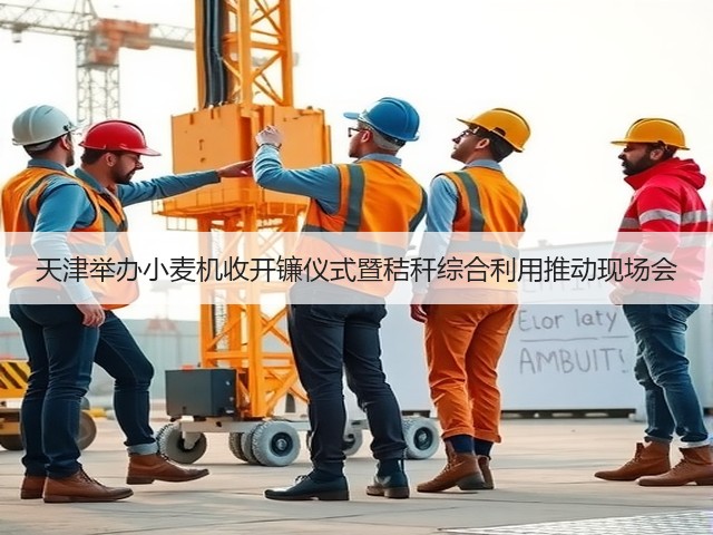 天津举办小麦机收开镰仪式暨秸秆综合利用推动现场会(图2) 天津举办小麦机收开镰仪式暨秸秆综合利用推动现场会(图2)