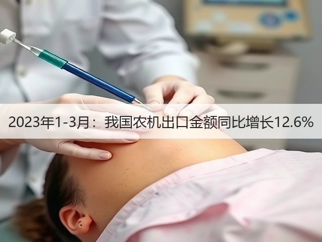 2023年1-3月:我国农机出口金额同比增长12.6%(图1) 2023年1-3月:我国农机出口金额同比增长12.6%(图1)