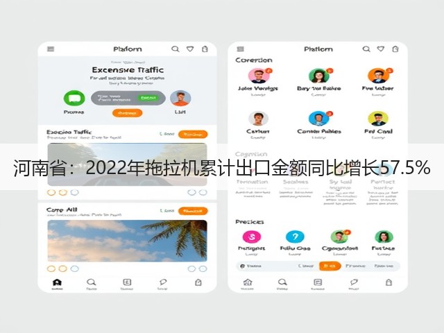 河南省:2022年拖拉机累计出口金额同比增长57.5%(图2) 河南省:2022年拖拉机累计出口金额同比增长57.5%(图2)