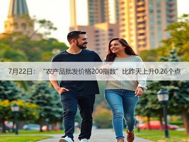7月22日:“农产品批发价格200指数”比昨天上升0.26个点(图1) 7月22日:“农产品批发价格200指数”比昨天上升0.26个点(图1)