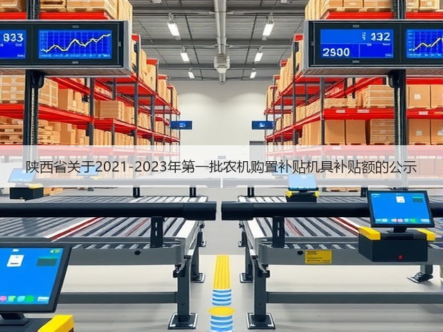 陕西省关于2021-2023年第一批农机购置补贴机具补贴额的公示(图2)