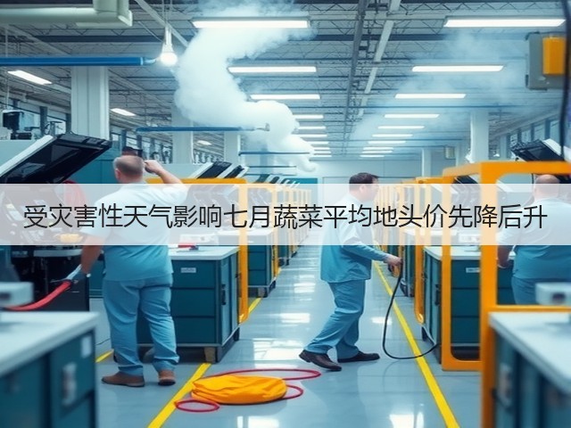 受灾害性天气影响七月蔬菜平均地头价先降后升(图3)