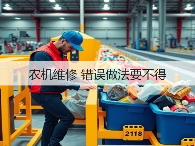 农机维修 错误做法要不得(图1) 农机维修 错误做法要不得(图1)