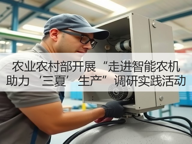 农业农村部开展“走进智能农机 助力‘三夏’生产”调研实践活动(图1) 农业农村部开展“走进智能农机 助力‘三夏’生产”调研实践活动(图1)