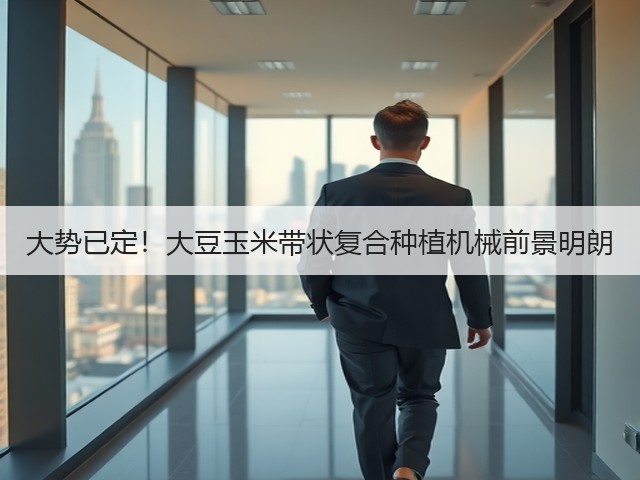 大势已定!大豆玉米带状复合种植机械前景明朗(图3) 大势已定!大豆玉米带状复合种植机械前景明朗(图3)