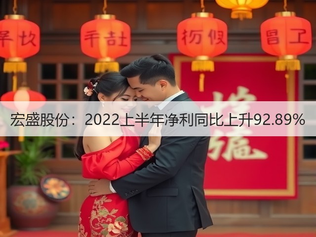 宏盛股份：2022上半年净利同比上升92.89%(图2)