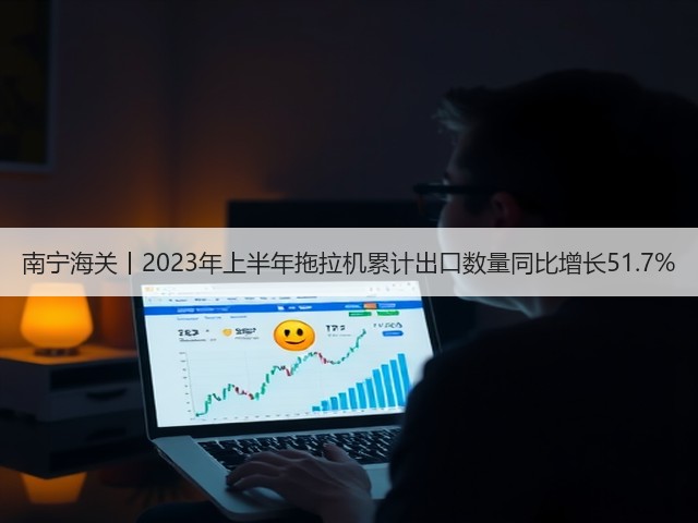 南宁海关丨2023年上半年拖拉机累计出口数量同比增长51.7%(图2)