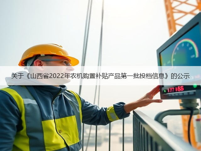 关于《山西省2022年农机购置补贴产品第一批投档信息》的公示(图3) 关于《山西省2022年农机购置补贴产品第一批投档信息》的公示(图3)