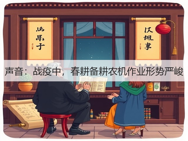 声音：战疫中，春耕备耕农机作业形势严峻(图1)