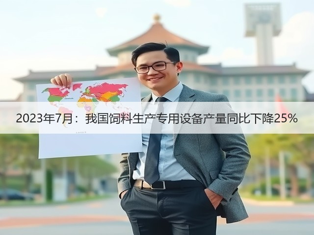 2023年7月：我国饲料生产专用设备产量同比下降25%(图3)