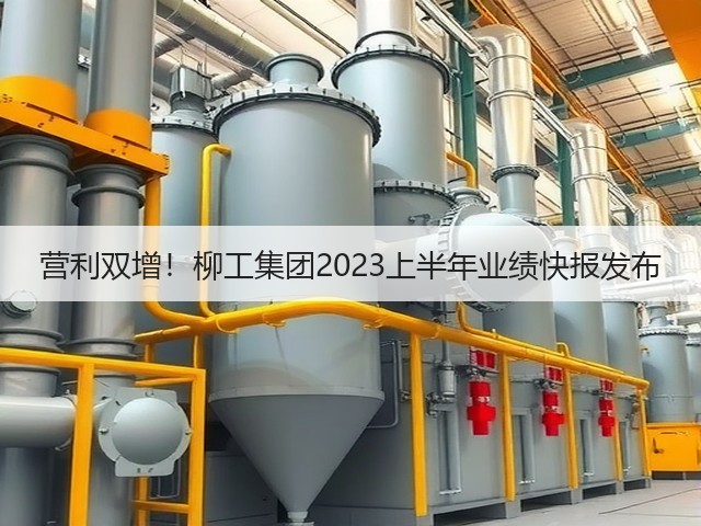 营利双增！柳工集团2023上半年业绩快报发布(图3)