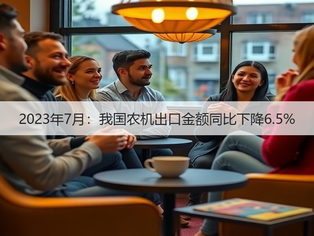 2023年7月：我国农机出口金额同比下降6.5%(图3)