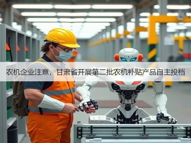 农机企业注意，甘肃省开展第二批农机补贴产品自主投档(图2)