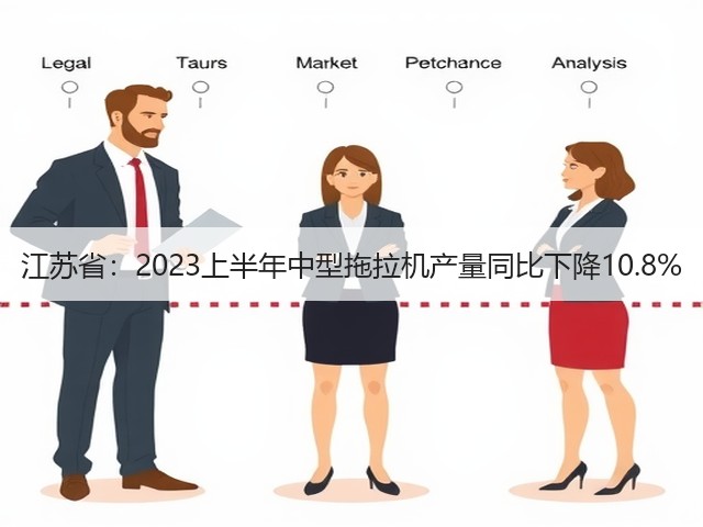 江苏省：2023上半年中型拖拉机产量同比下降10.8%(图2)