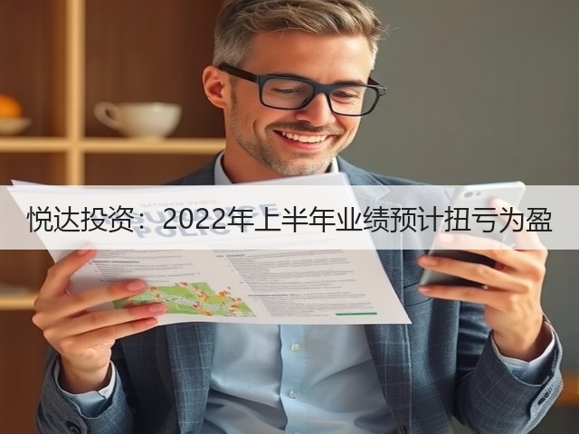 悦达投资:2022年上半年业绩预计扭亏为盈(图1) 悦达投资:2022年上半年业绩预计扭亏为盈(图1)
