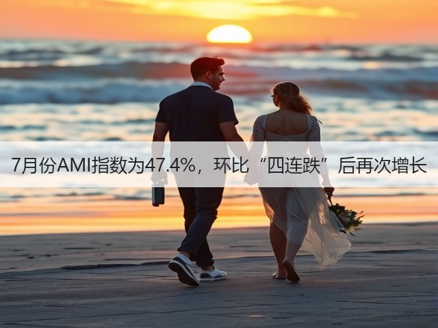 7月份AMI指数为47.4%，环比“四连跌”后再次增长(图2)