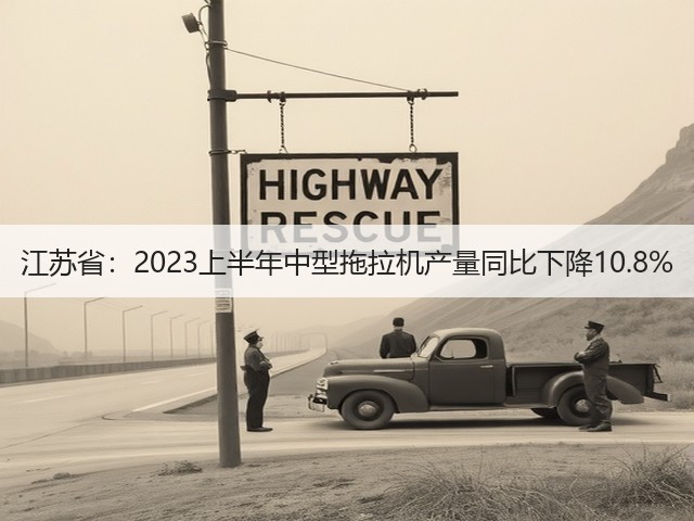 江苏省:2023上半年中型拖拉机产量同比下降10.8%(图1) 江苏省:2023上半年中型拖拉机产量同比下降10.8%(图1)