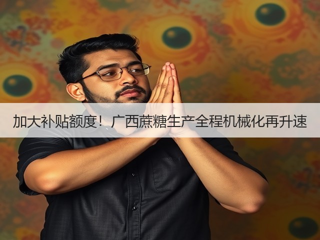 加大补贴额度！广西蔗糖生产全程机械化再升速(图1)