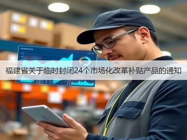 福建省关于临时封闭24个市场化改革补贴产品的通知(图3) 福建省关于临时封闭24个市场化改革补贴产品的通知(图3)