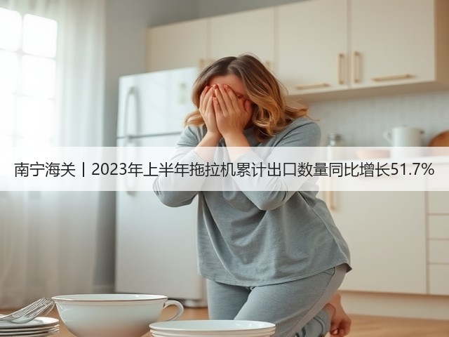 南宁海关丨2023年上半年拖拉机累计出口数量同比增长51.7%(图1)