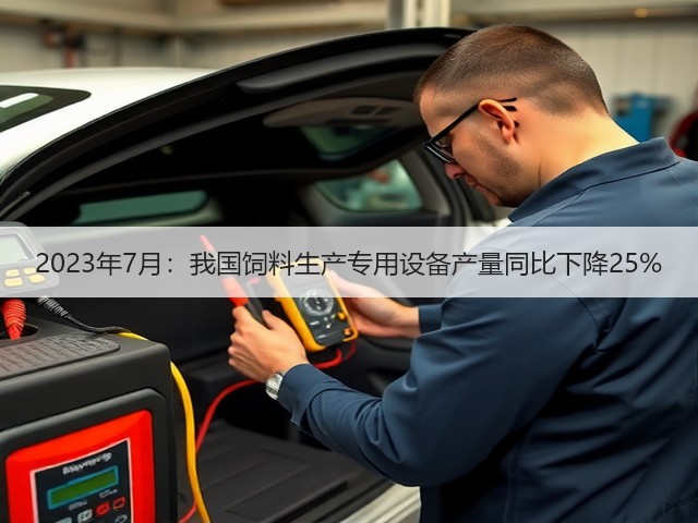 2023年7月：我国饲料生产专用设备产量同比下降25%(图2)