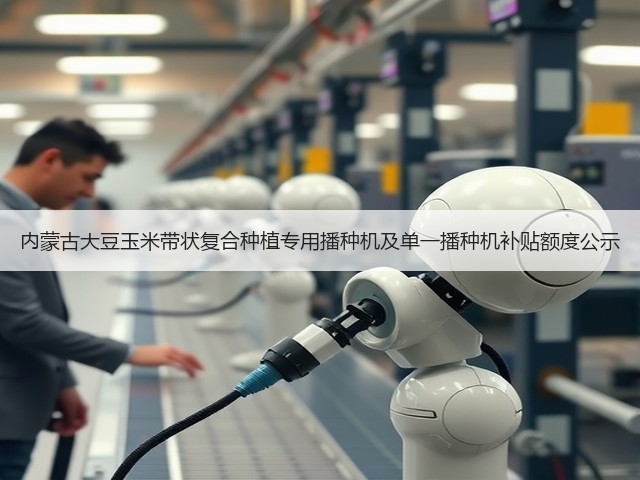 内蒙古大豆玉米带状复合种植专用播种机及单一播种机补贴额度公示(图2)