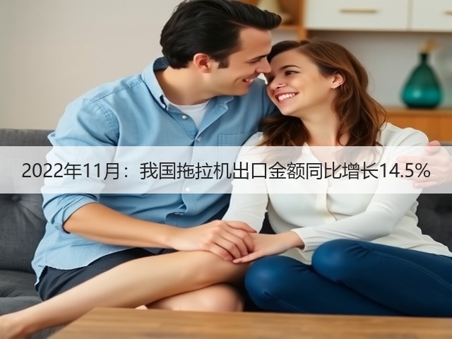 2022年11月:我国拖拉机出口金额同比增长14.5%(图3) 2022年11月:我国拖拉机出口金额同比增长14.5%(图3)