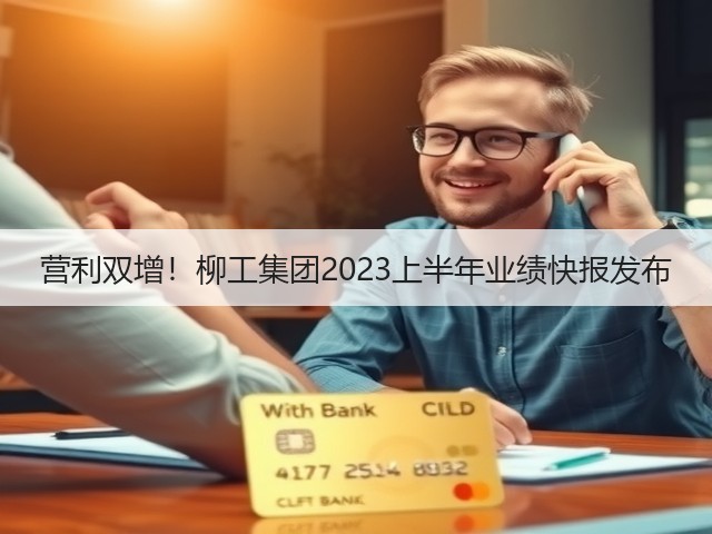 营利双增！柳工集团2023上半年业绩快报发布(图1)
