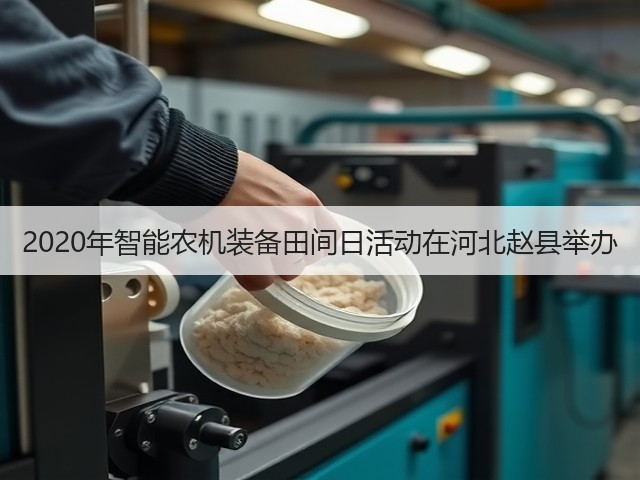 2020年智能农机装备田间日活动在河北赵县举办(图3)
