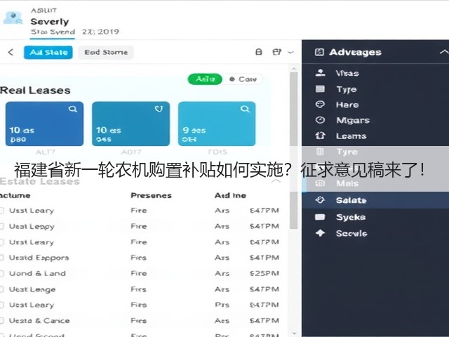福建省新一轮农机购置补贴如何实施?征求意见稿来了!(图3) 福建省新一轮农机购置补贴如何实施?征求意见稿来了!(图3)