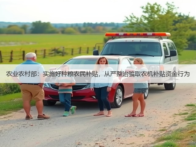农业农村部:实施好种粮农民补贴,从严整治骗取农机补贴资金行为(图3) 农业农村部:实施好种粮农民补贴,从严整治骗取农机补贴资金行为(图3)