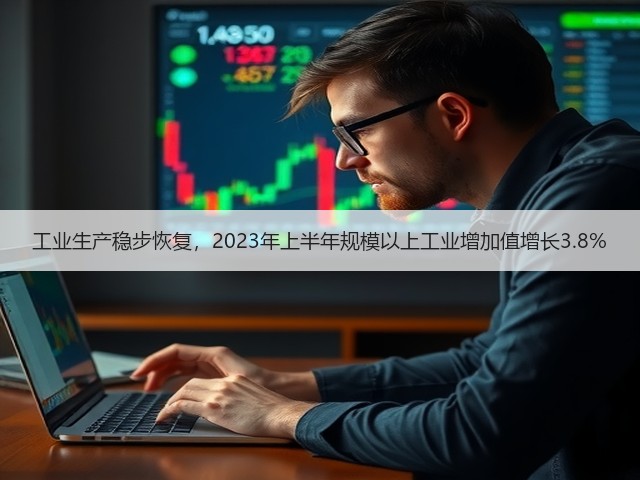 工业生产稳步恢复，2023年上半年规模以上工业增加值增长3.8%(图2)