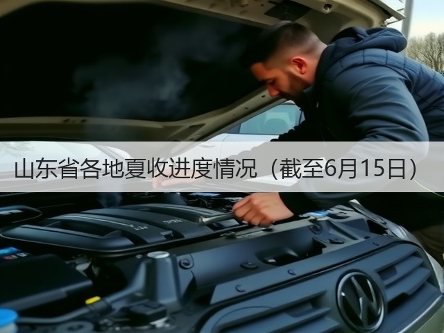 山东省各地夏收进度情况(截至6月15日)(图2) 山东省各地夏收进度情况(截至6月15日)(图2)